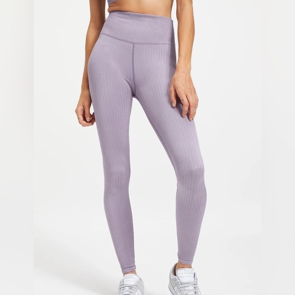 NWT Good American Shine Seamless High Rise Legging - Dusty Violet